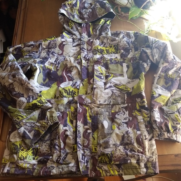 Burton Other - Burton comic print snowboard jacket size medium
